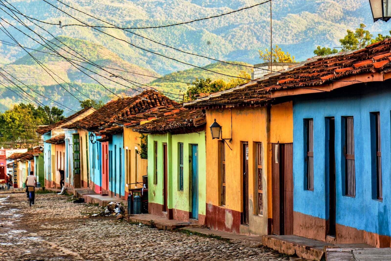 Gekleurde huisjes in Trinidad Cuba Gekleurde huisjes in Trinidad Cuba