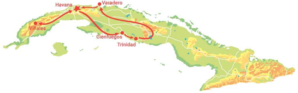 route ademreis cuba travel